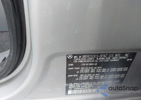 1999 Mercedes-Benz Ml 320 from USA, damaged, VIN 4JGAB54EXXA144799